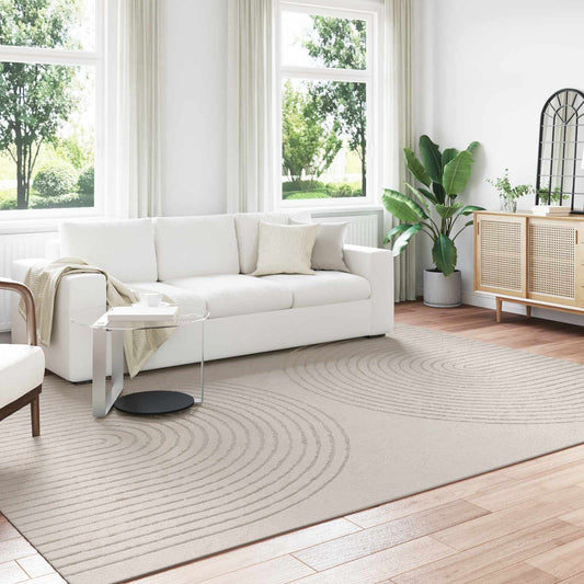 vidaXL Χαλιά χώρου Ορθογώνιος GALATI Κρεμ 280 x 200 εκ Πολυεστέρας