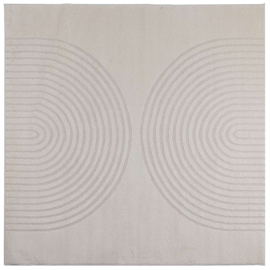 vidaXL Χαλιά χώρου τετράγωνο GALATI Κρεμ 240 x 240 cm Πολυεστέρας