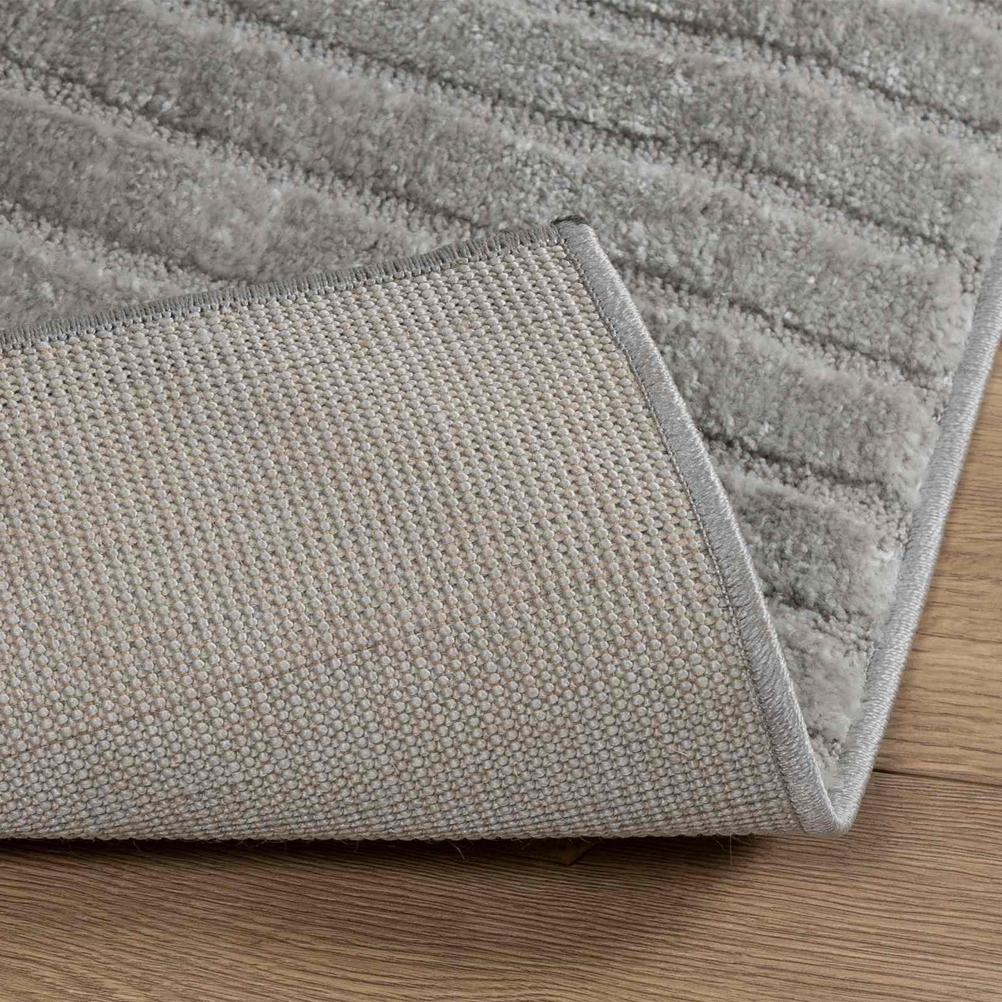 vidaXL Χαλιά χώρου τετράγωνο GALATI Γκρι 200 x 200 cm Πολυεστέρας