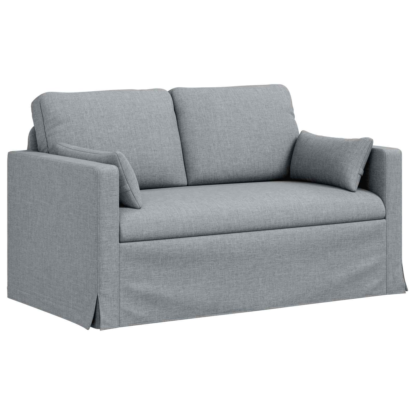 vidaXL Σετ Καναπέ 2 pcs Ανοιχτό γκρι 139 x 78 x 80 εκ ύφασμα