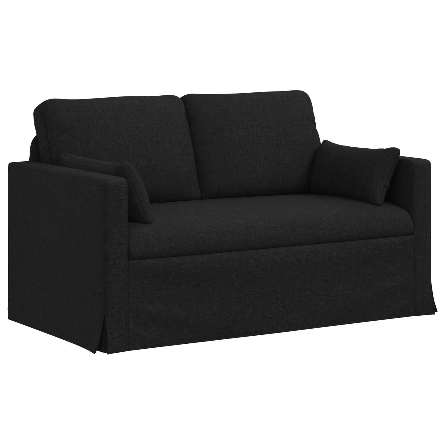 vidaXL Σετ Καναπέ 2 pcs Μαύρο 139 x 78 x 80 εκ ύφασμα