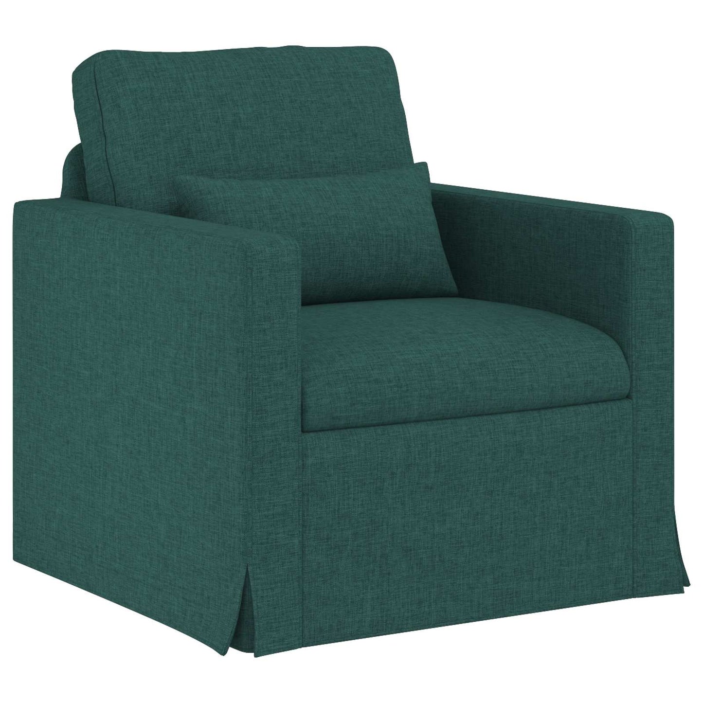 vidaXL Σετ Καναπέ 2 pcs Σκούρο Πράσινο 139 x 78 x 80 εκ ύφασμα