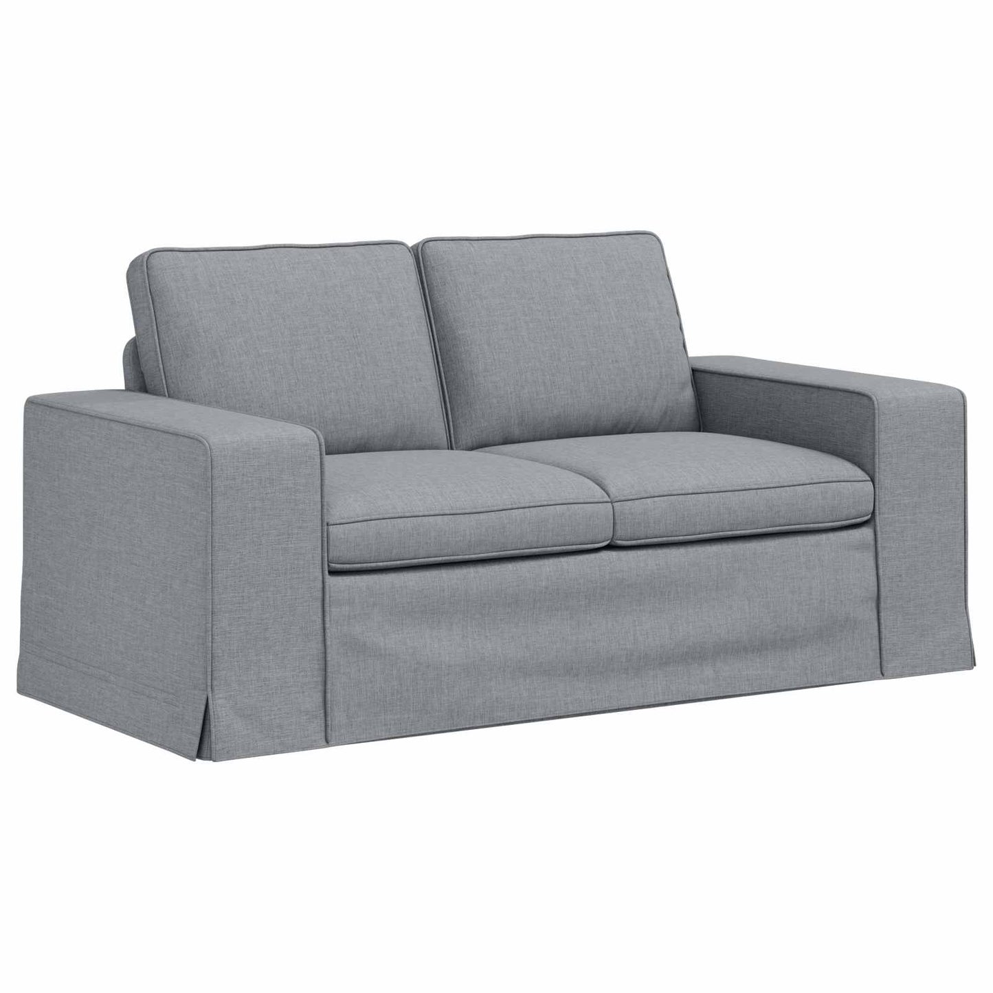 vidaXL Σετ Καναπέ 2 pcs Ανοιχτό γκρι 162 x 80 x 82 εκ ύφασμα