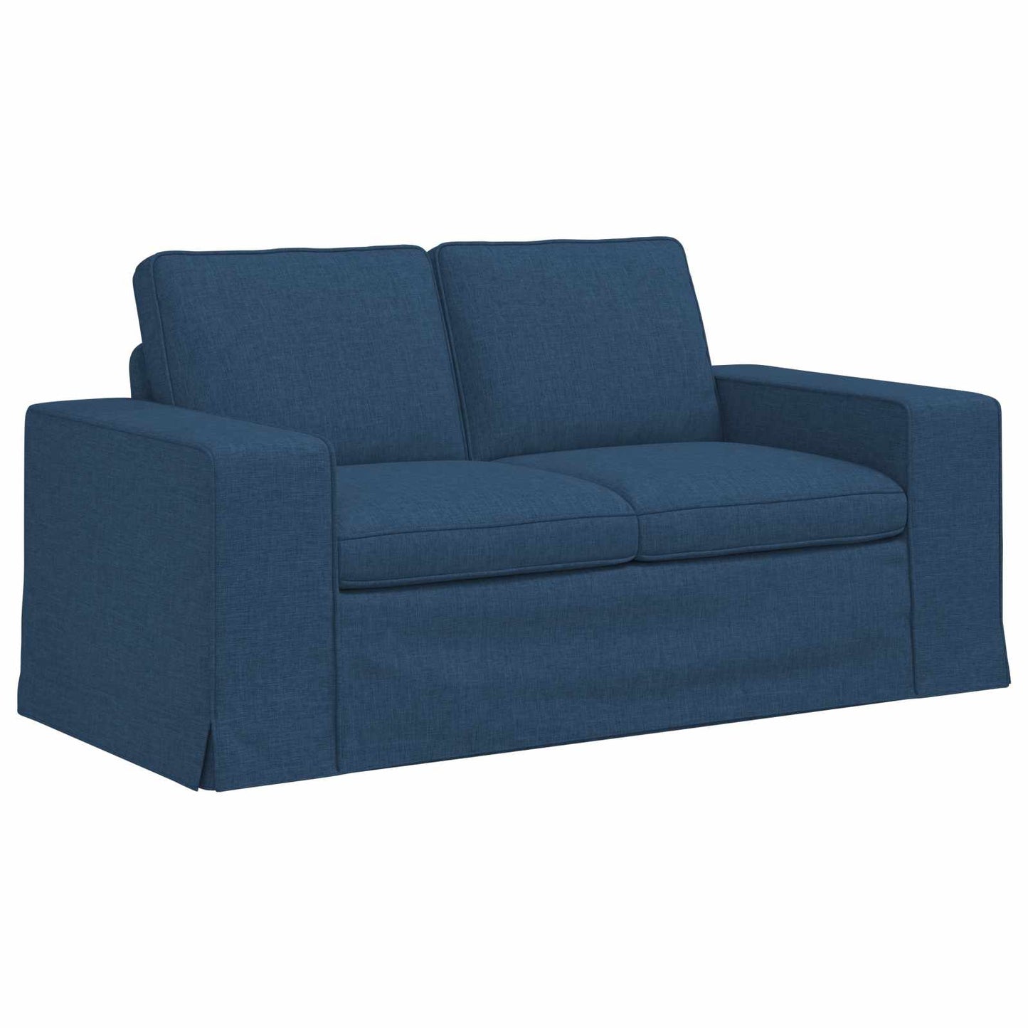 vidaXL Σετ Καναπέ 2 pcs Μπλε 162 x 80 x 82 εκ ύφασμα