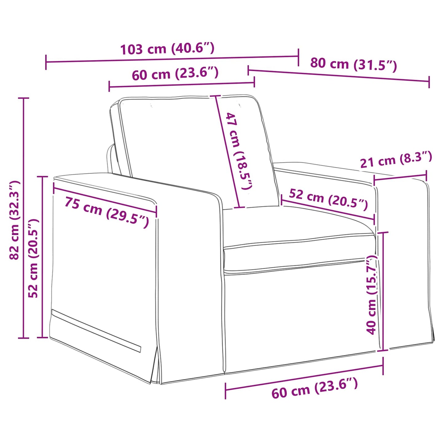 vidaXL Σετ Καναπέ 2 pcs Μπλε 162 x 80 x 82 εκ ύφασμα