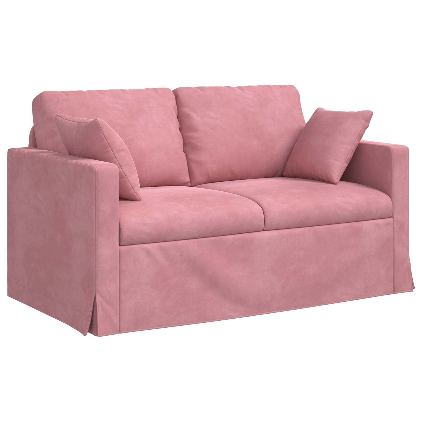 vidaXL Σετ Καναπέ 2 pcs Ροζ 138 x 78 x 80 εκ Βελούδο