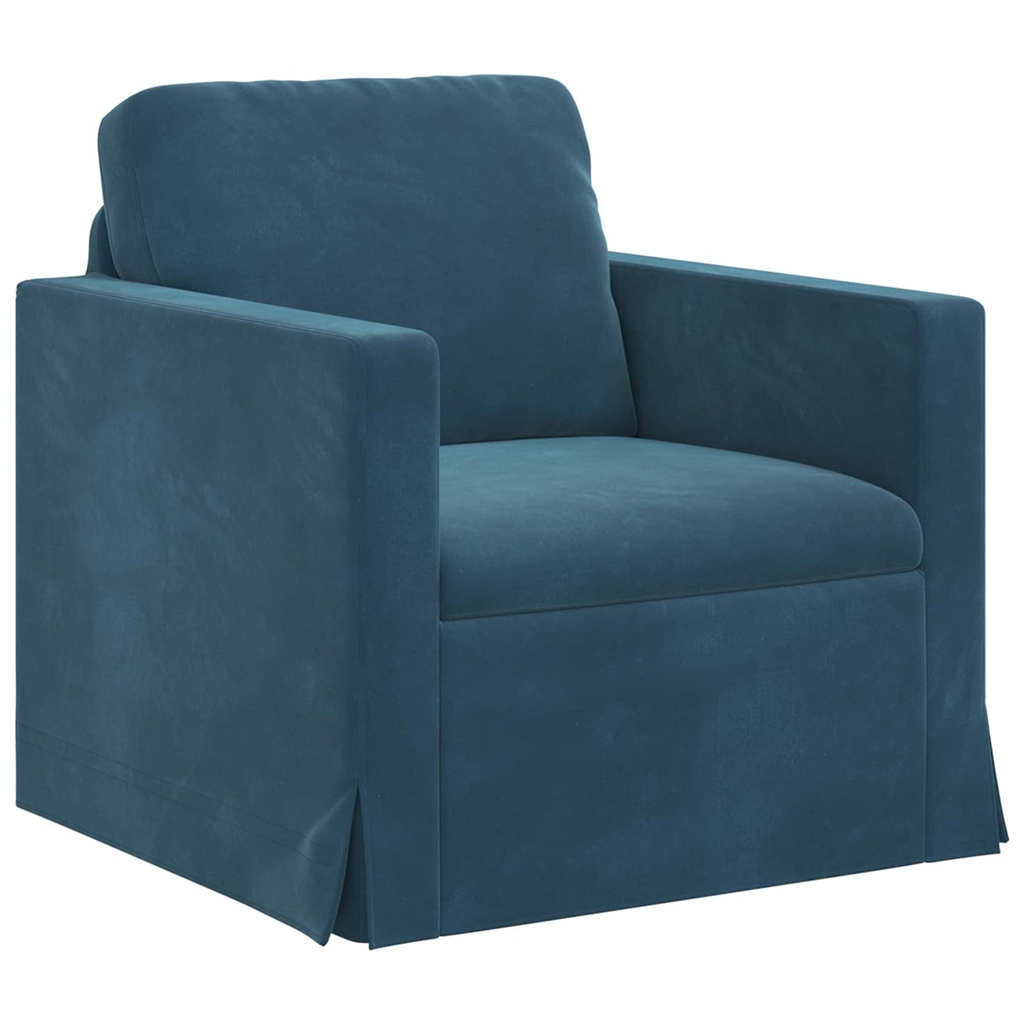 vidaXL Σετ Καναπέ 2 pcs Μπλε 138 x 78 x 80 εκ Βελούδο