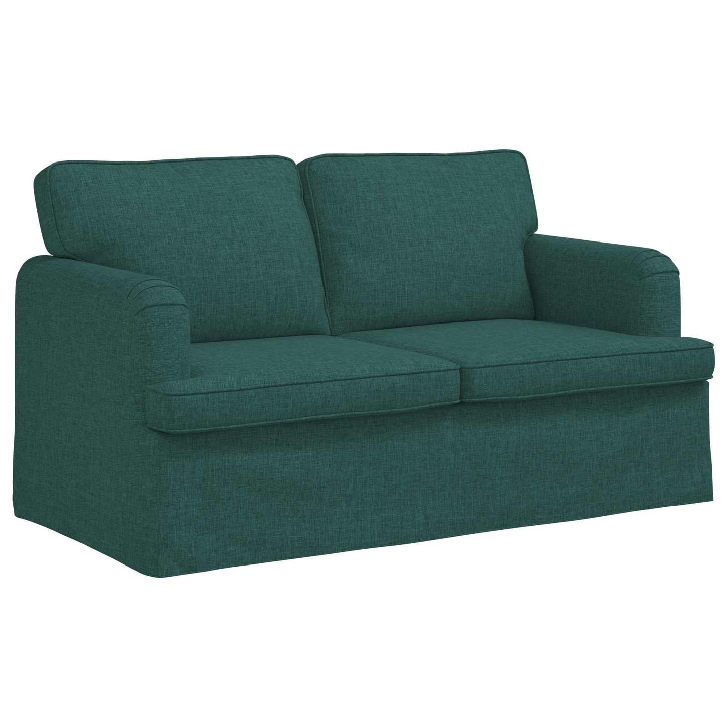 vidaXL Σετ Καναπέ 2 pcs Σκούρο Πράσινο 144 x 80 x 85 εκ ύφασμα