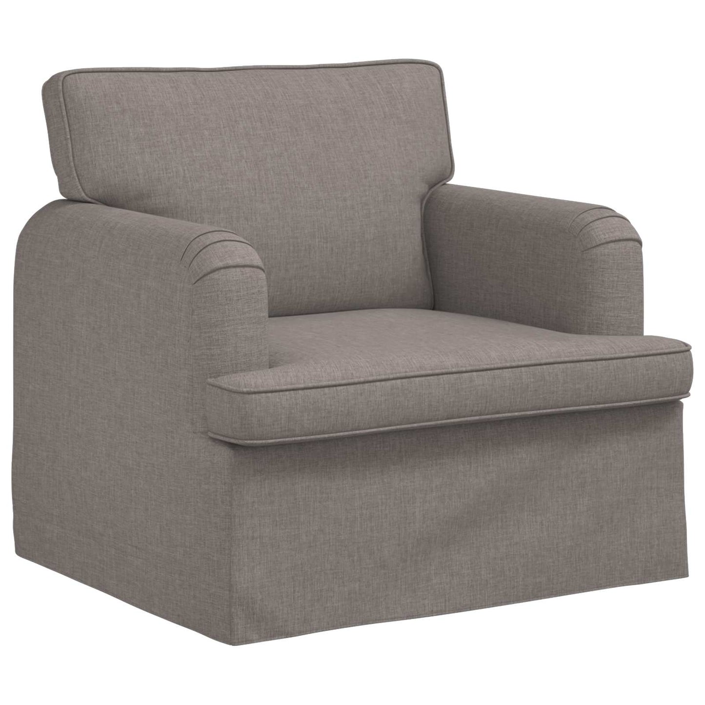 vidaXL Σετ Καναπέ 2 pcs Taupe 144 x 80 x 85 εκ ύφασμα