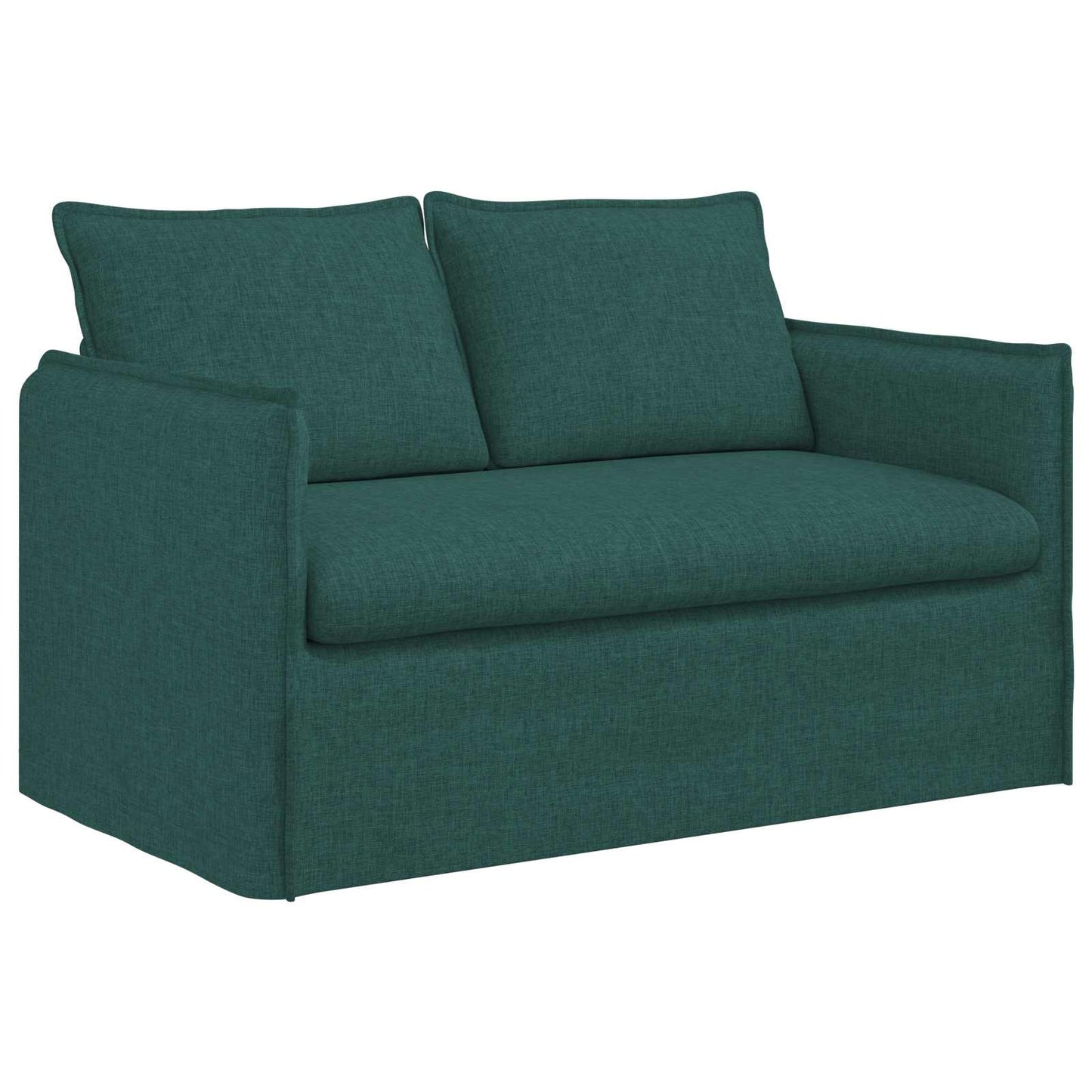 vidaXL Σετ Καναπέ 2 pcs Σκούρο Πράσινο 136 x 82 x 85 εκ Ύφασμα