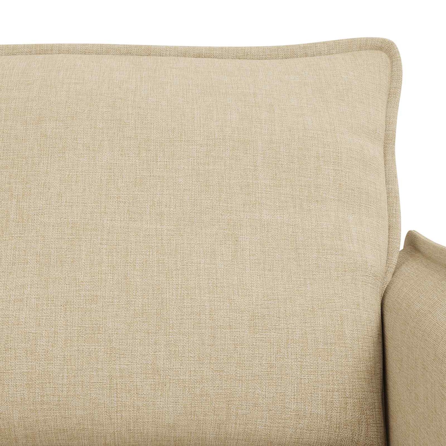 vidaXL Σετ Καναπέ 2 pcs Κρεμ 136 x 82 x 85 εκ Ύφασμα