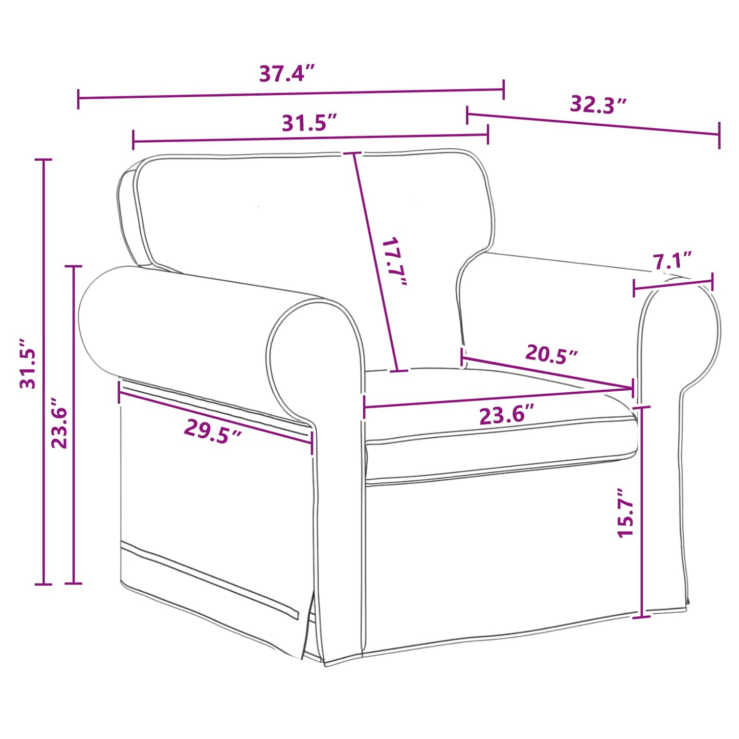 vidaXL Σετ Καναπέ 2 pcs Σκούρο Γκρι 175 x 82 x 80 εκ ύφασμα