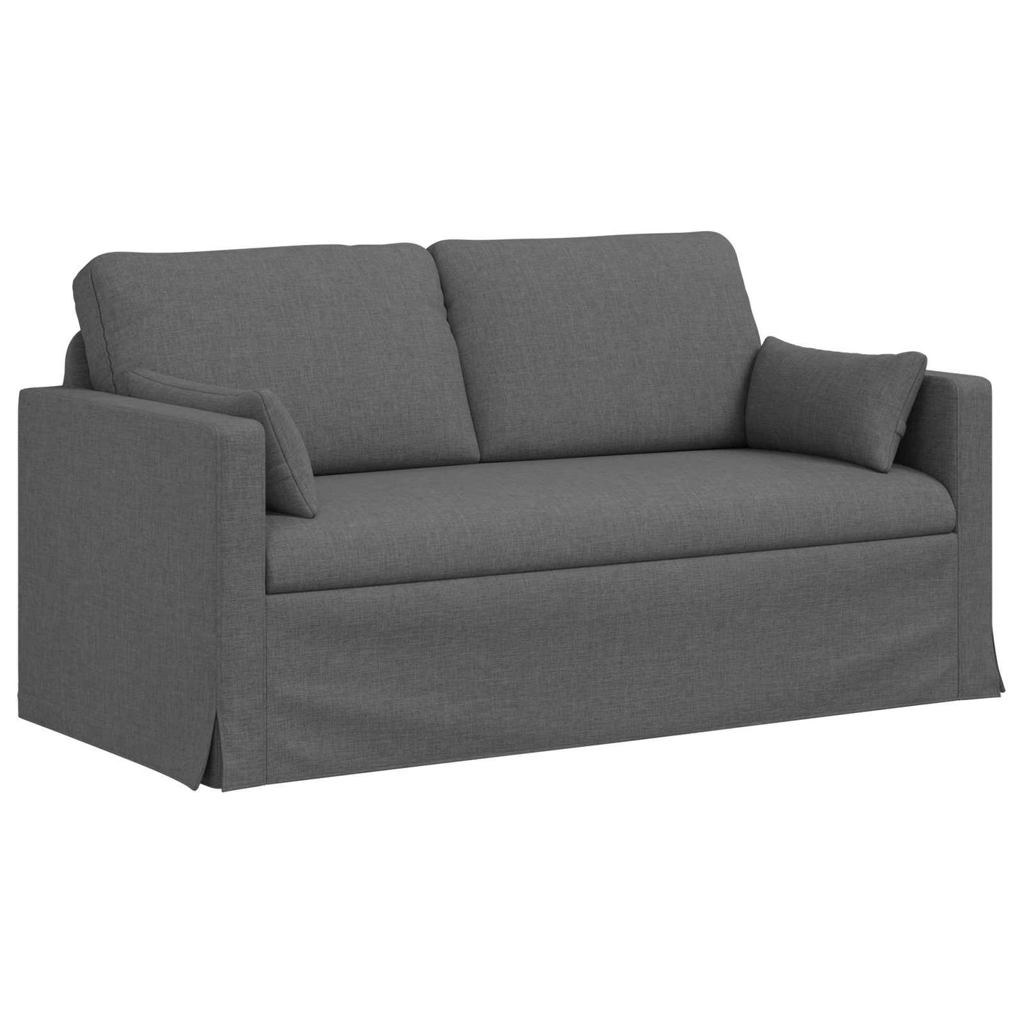 vidaXL Σετ Καναπέ 2 pcs Σκούρο Γκρι 158 x 78 x 80 εκ ύφασμα