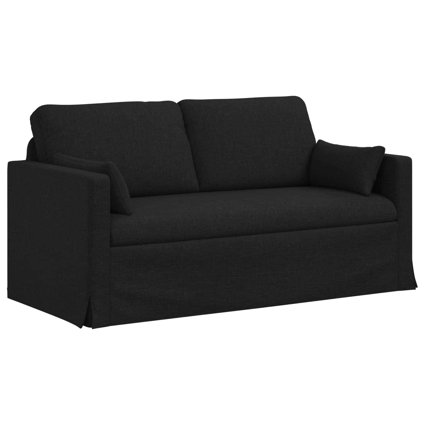 vidaXL Σετ Καναπέ 2 pcs Μαύρο 158 x 78 x 80 εκ ύφασμα