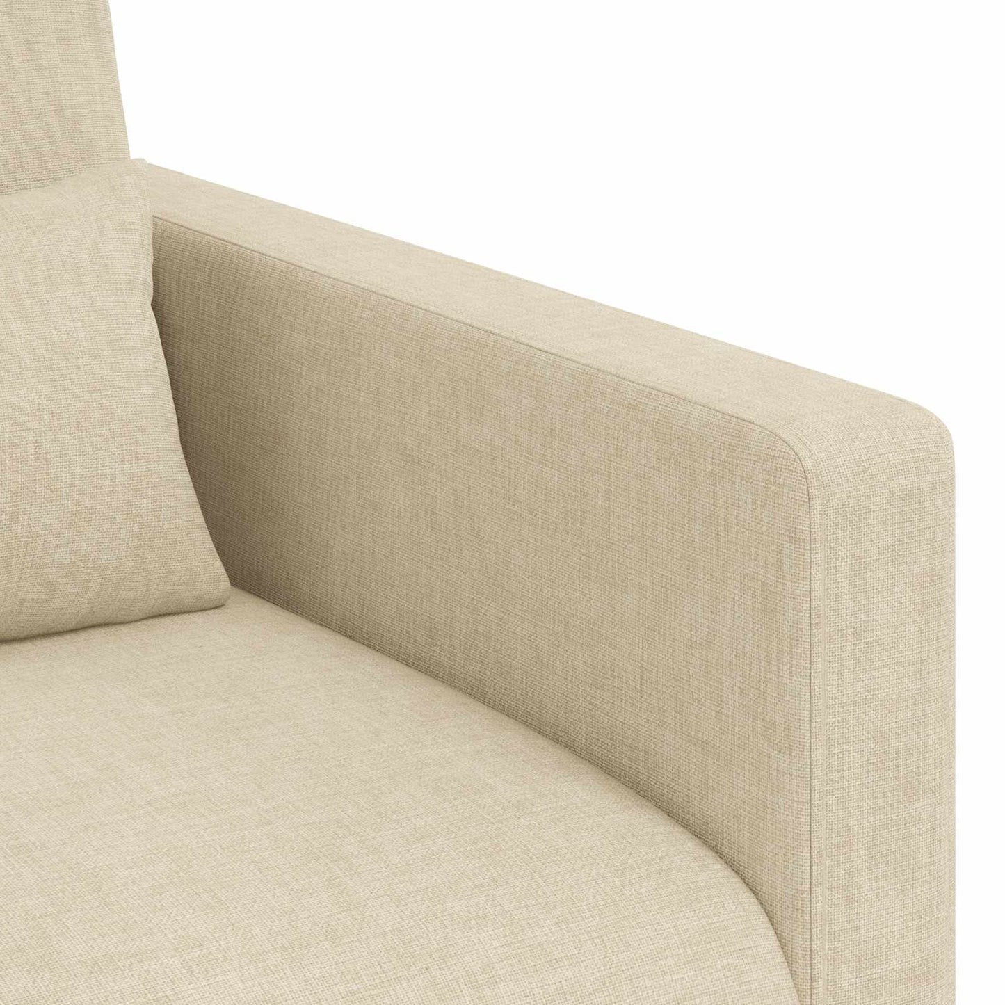 vidaXL Σετ Καναπέ 2 pcs Κρεμ 158 x 78 x 80 εκ ύφασμα