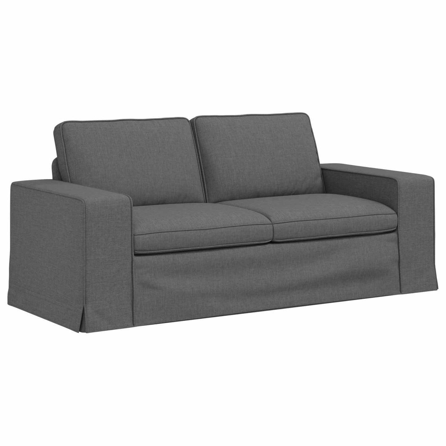 vidaXL Σετ Καναπέ 2 pcs Σκούρο Γκρι 182 x 80 x 82 εκ ύφασμα