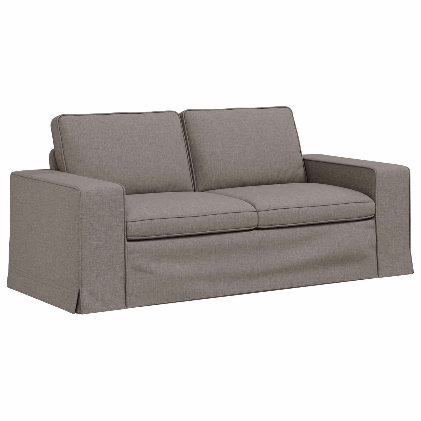 vidaXL Σετ Καναπέ 2 pcs Taupe 182 x 80 x 82 εκ ύφασμα
