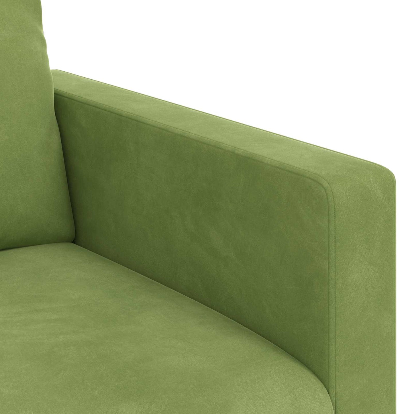 vidaXL Σετ Καναπέ 2 pcs Ανοιχτό Πράσινο 158 x 78 x 80 εκ Βελούδο
