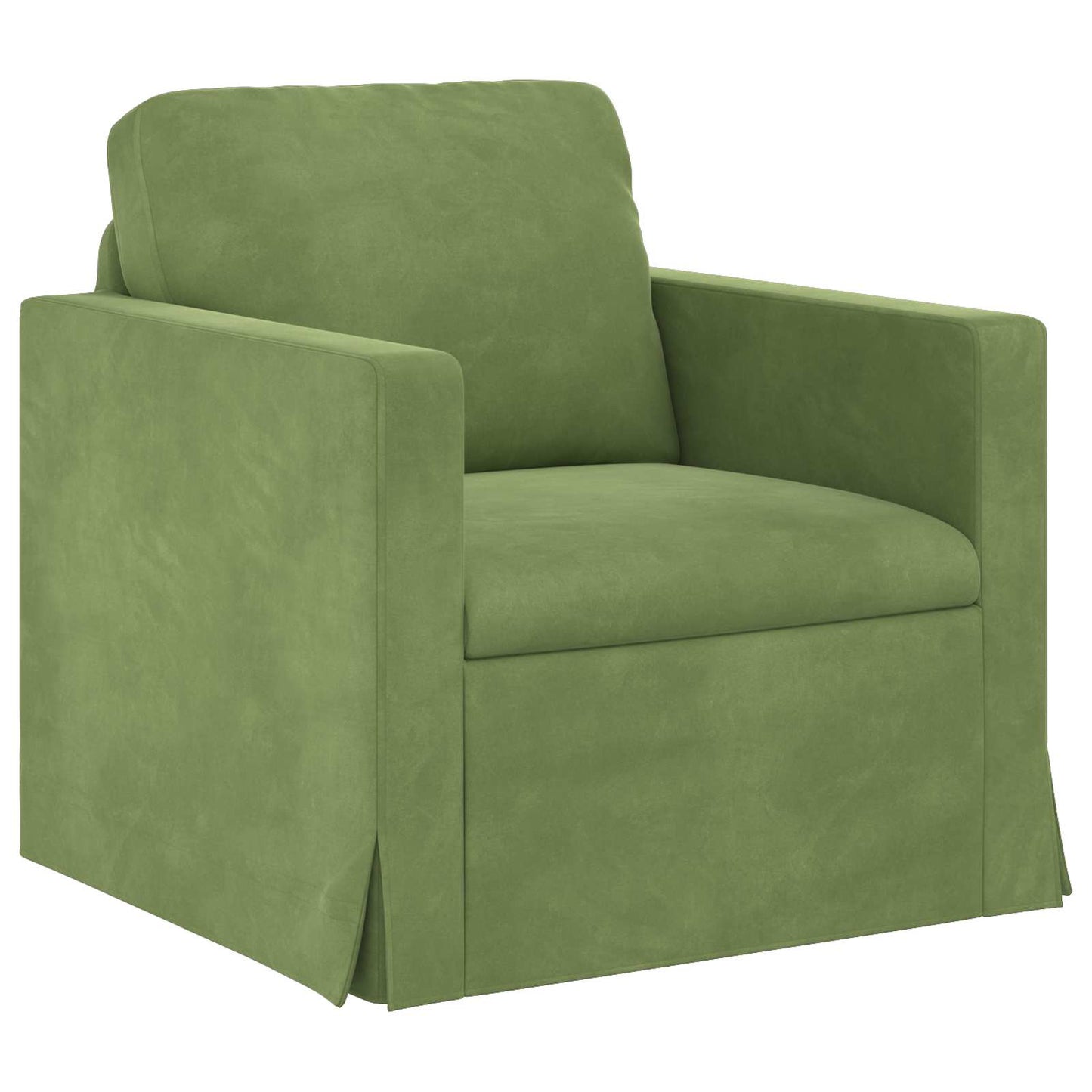 vidaXL Σετ Καναπέ 2 pcs Ανοιχτό Πράσινο 158 x 78 x 80 εκ Βελούδο