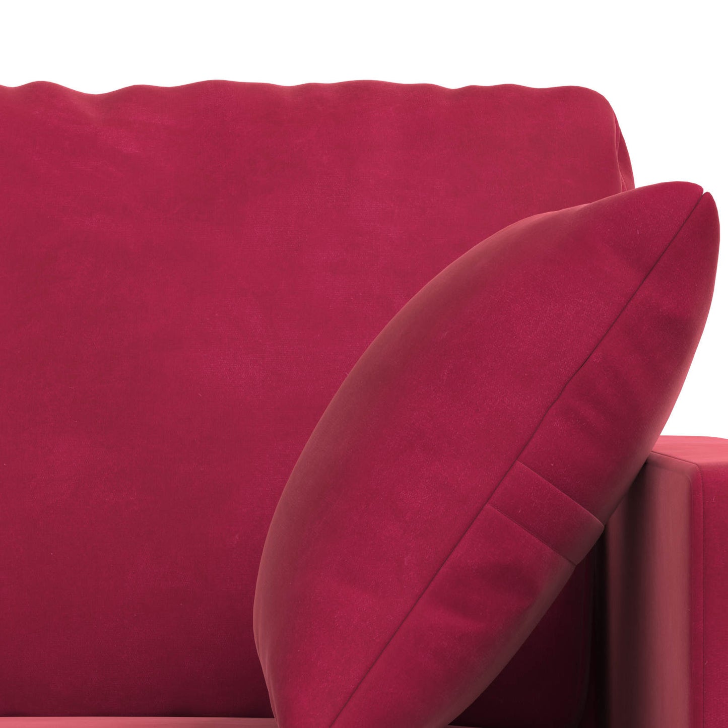 vidaXL Σετ Καναπέ 2 pcs Κόκκινο 158 x 78 x 80 εκ Βελούδο