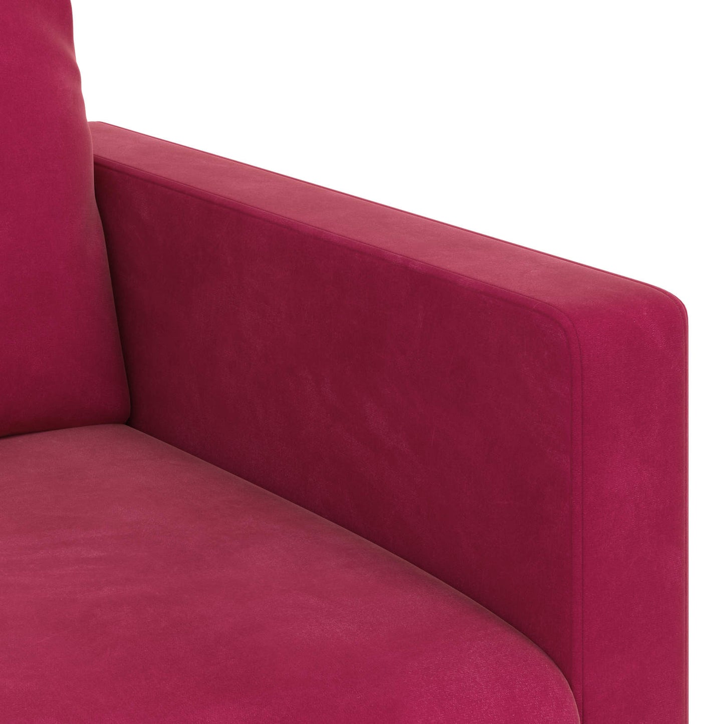 vidaXL Σετ Καναπέ 2 pcs Κόκκινο 158 x 78 x 80 εκ Βελούδο