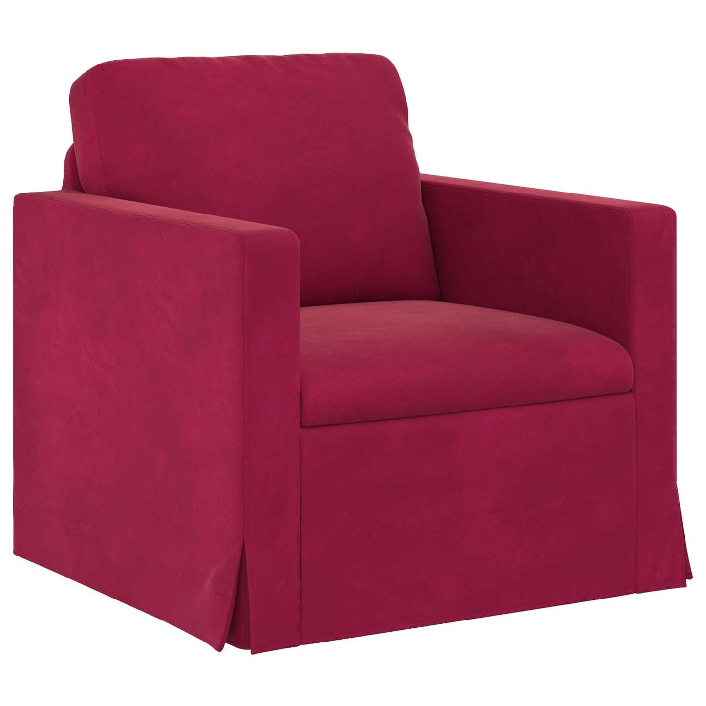 vidaXL Σετ Καναπέ 2 pcs Κόκκινο 158 x 78 x 80 εκ Βελούδο