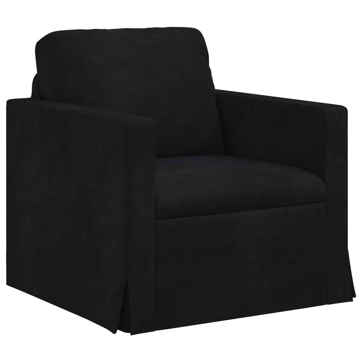 vidaXL Σετ Καναπέ 2 pcs Μαύρο 158 x 78 x 80 εκ Βελούδο