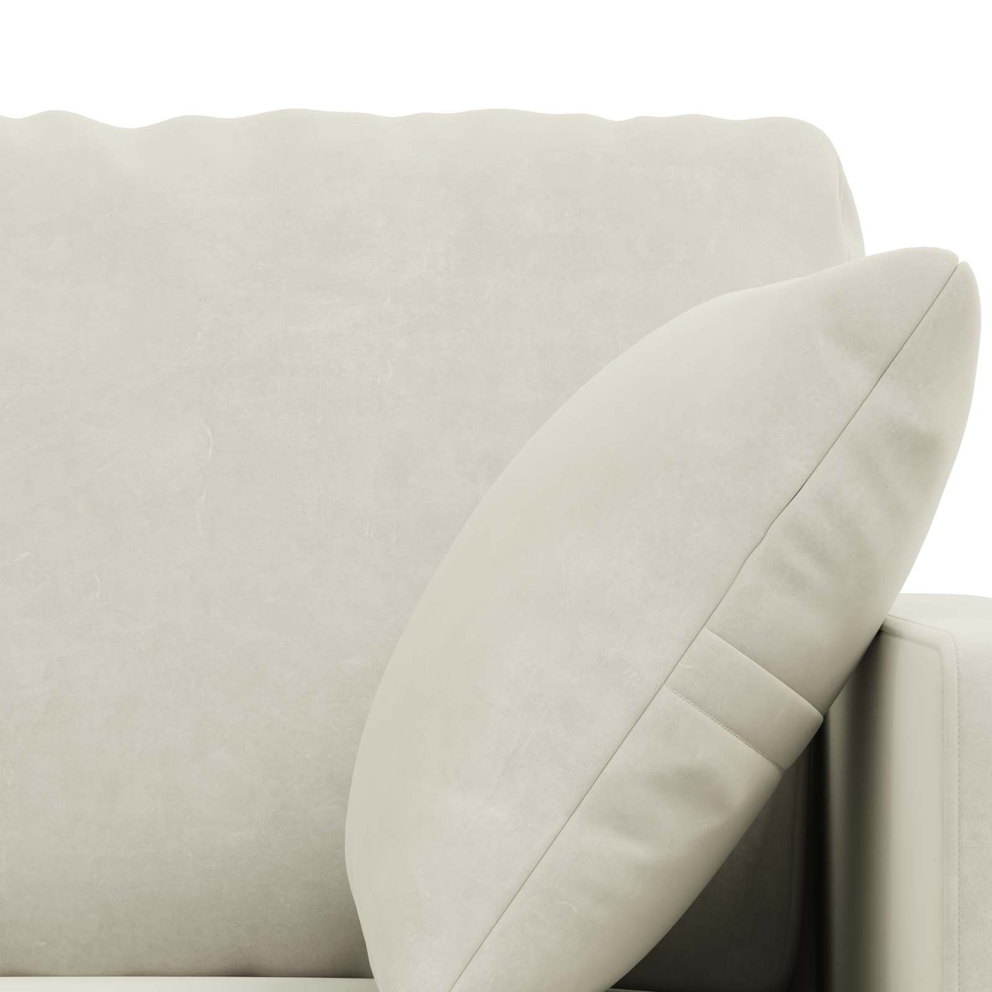 vidaXL Σετ Καναπέ 2 pcs Κρεμ 158 x 78 x 80 εκ Βελούδο