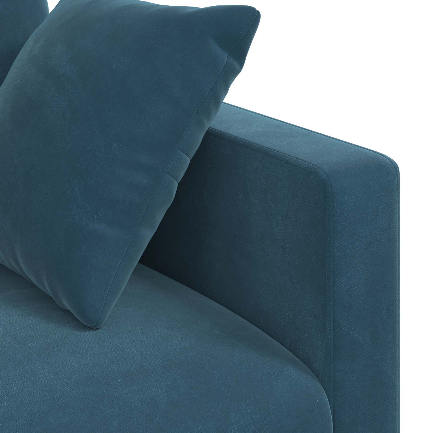 vidaXL Σετ Καναπέ 2 pcs Μπλε 158 x 78 x 80 εκ Βελούδο