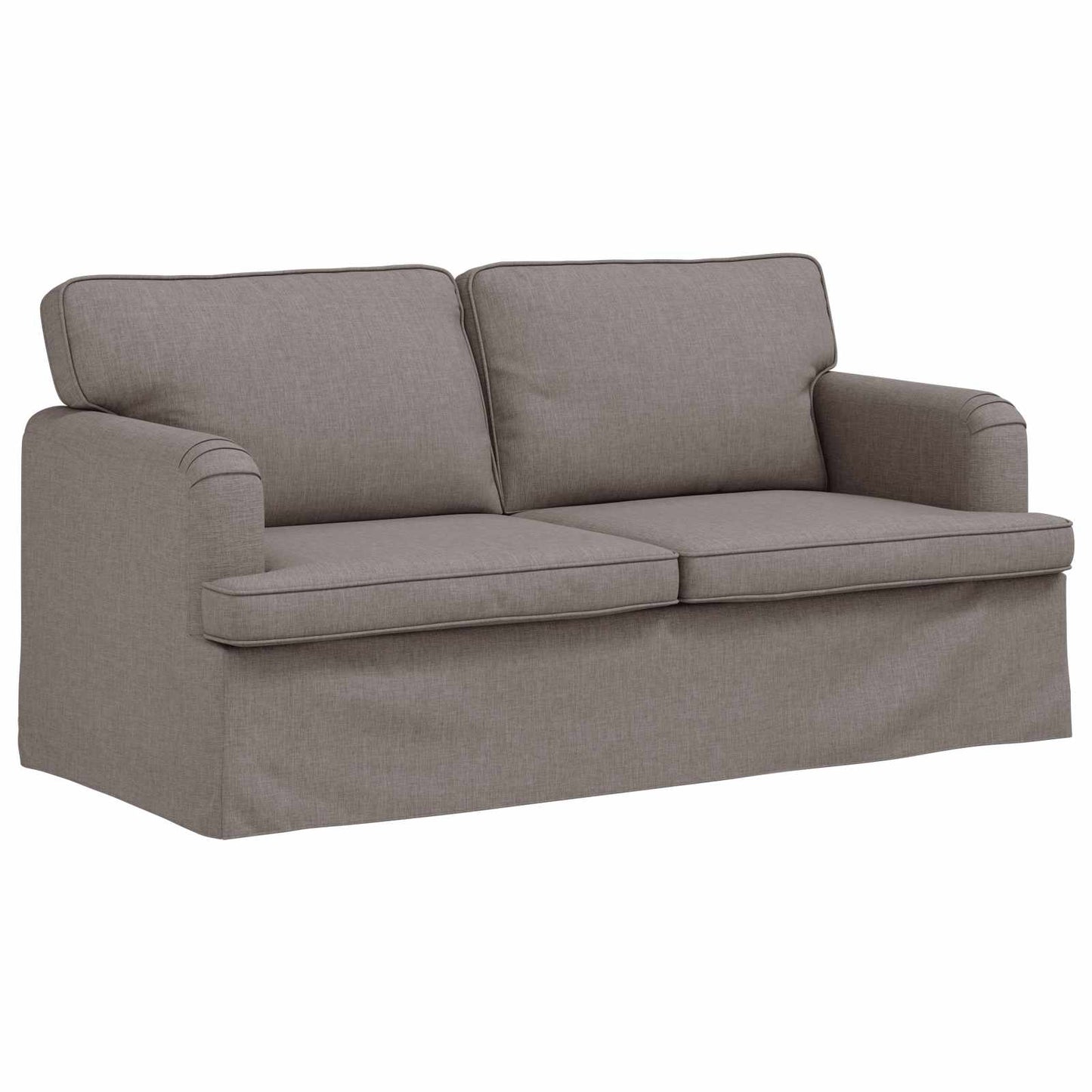 vidaXL Σετ Καναπέ 2 pcs Taupe 162 x 80 x 85 εκ ύφασμα