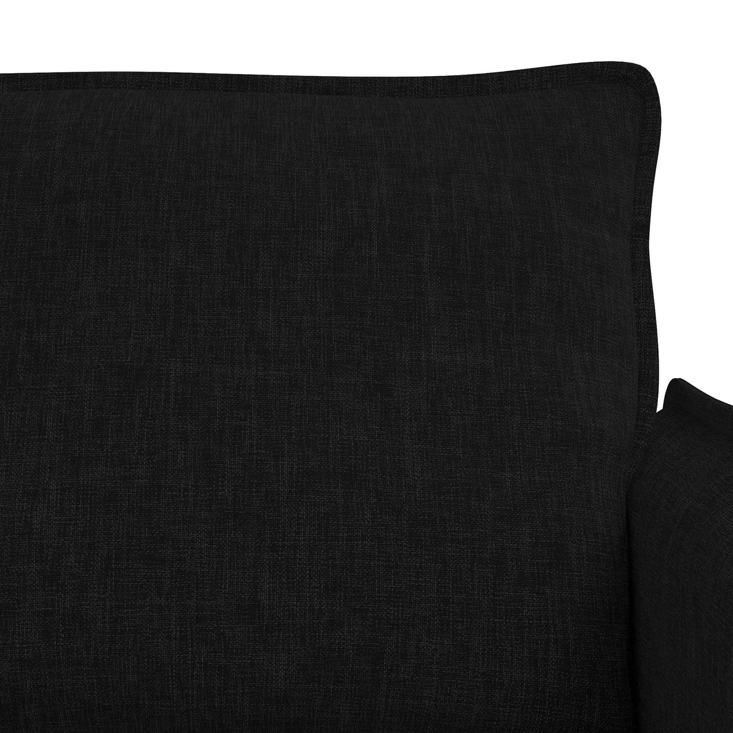 vidaXL Σετ Καναπέ 2 pcs Μαύρο 156 x 82 x 85 εκ Ύφασμα