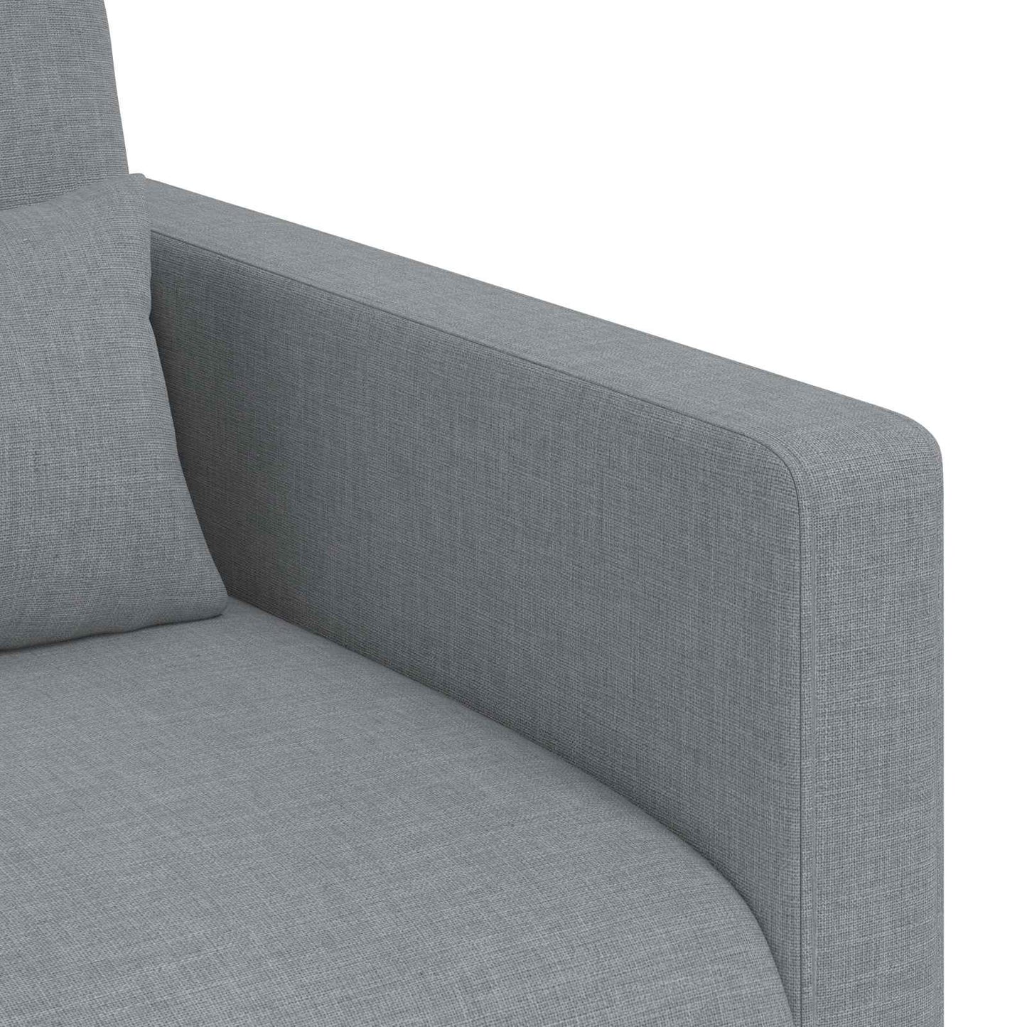 vidaXL Σετ Καναπέ 2 pcs Ανοιχτό γκρι 198 x 78 x 80 εκ ύφασμα
