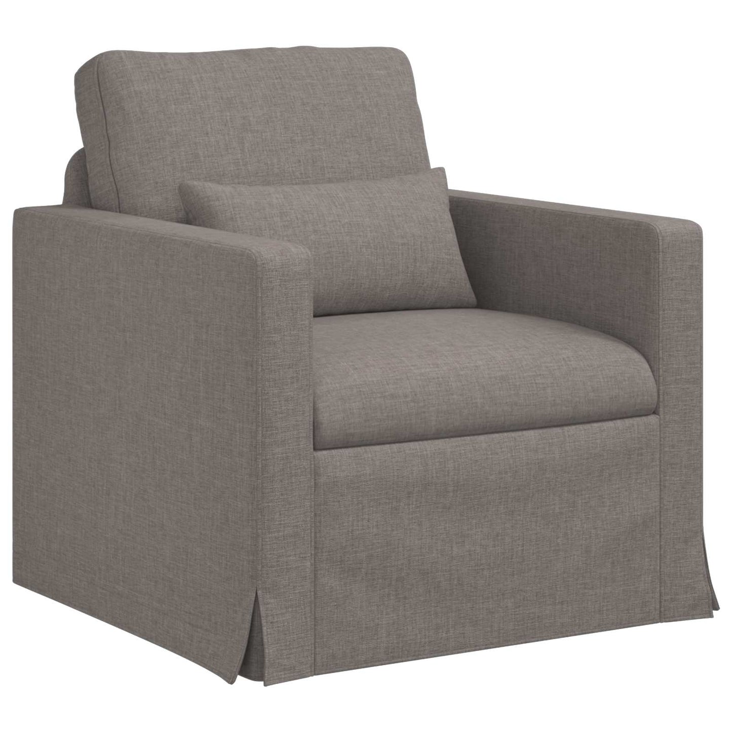 vidaXL Σετ Καναπέ 2 pcs Taupe 198 x 78 x 80 εκ ύφασμα