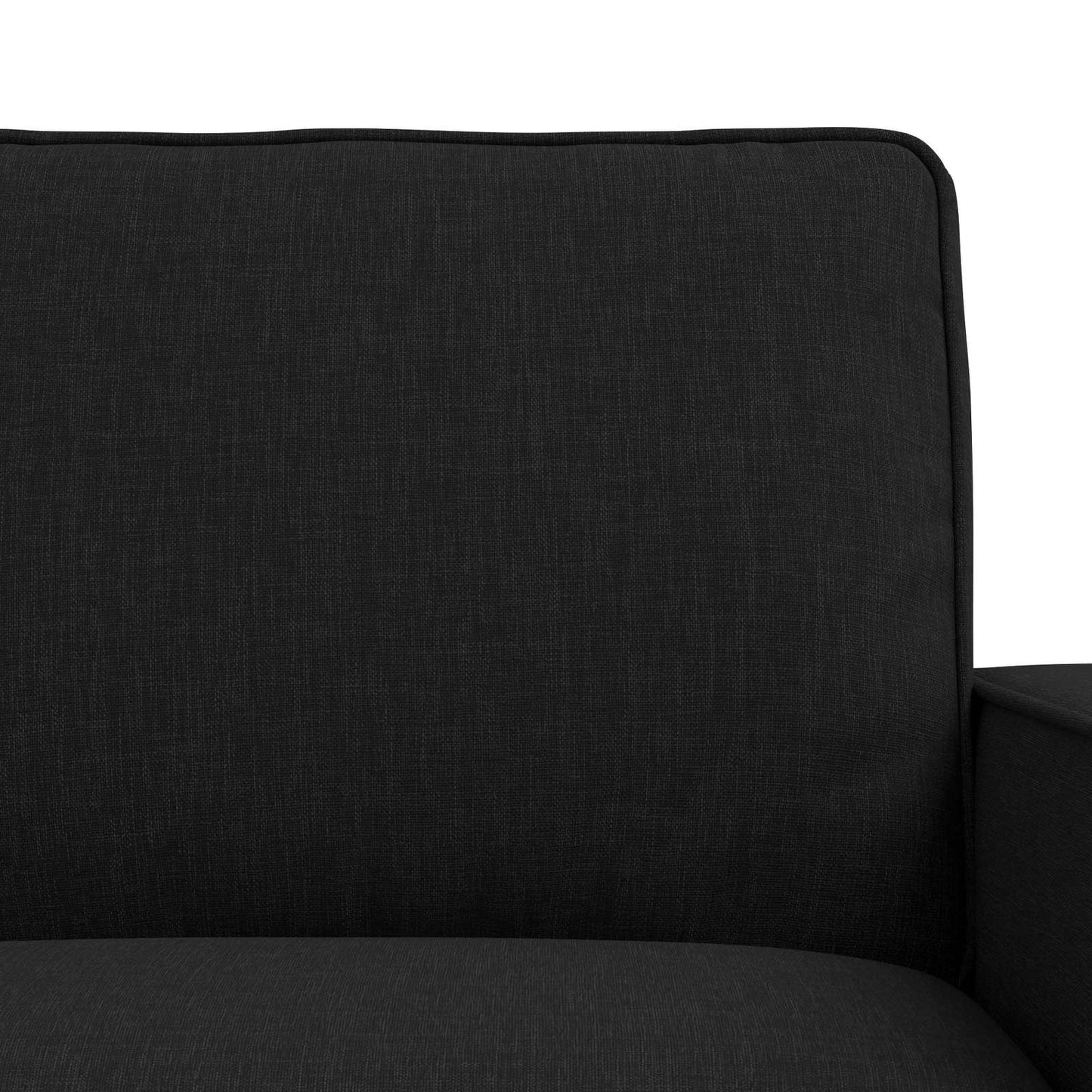 vidaXL Σετ Καναπέ 2 pcs Μαύρο 182 x 80 x 82 εκ ύφασμα