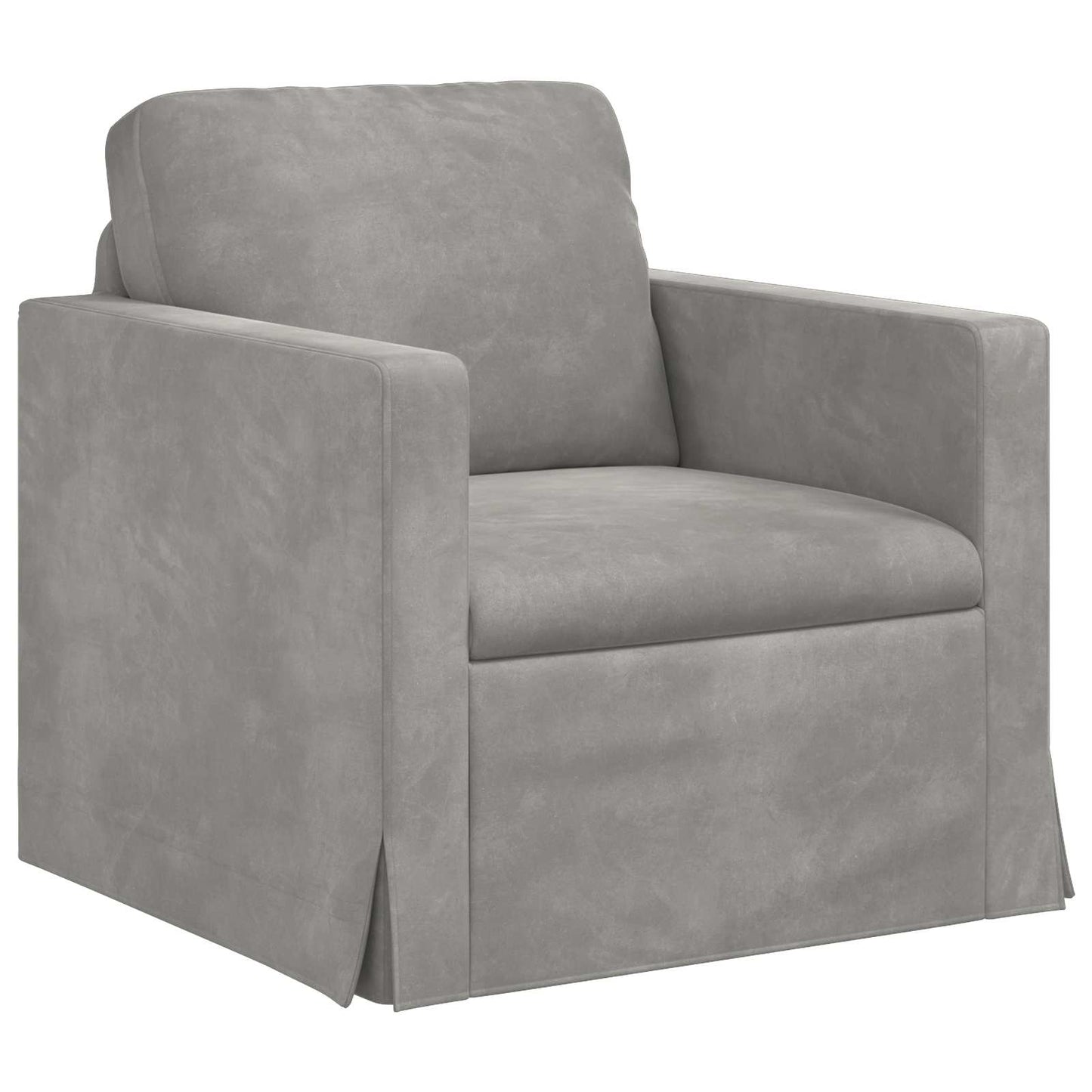 vidaXL Σετ Καναπέ 2 pcs Ανοιχτό γκρι 198 x 78 x 80 εκ Βελούδο