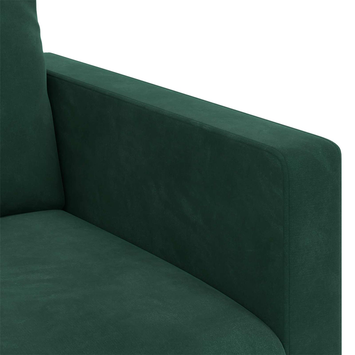 vidaXL Σετ Καναπέ 2 pcs Σκούρο Πράσινο 198 x 78 x 80 εκ Βελούδο