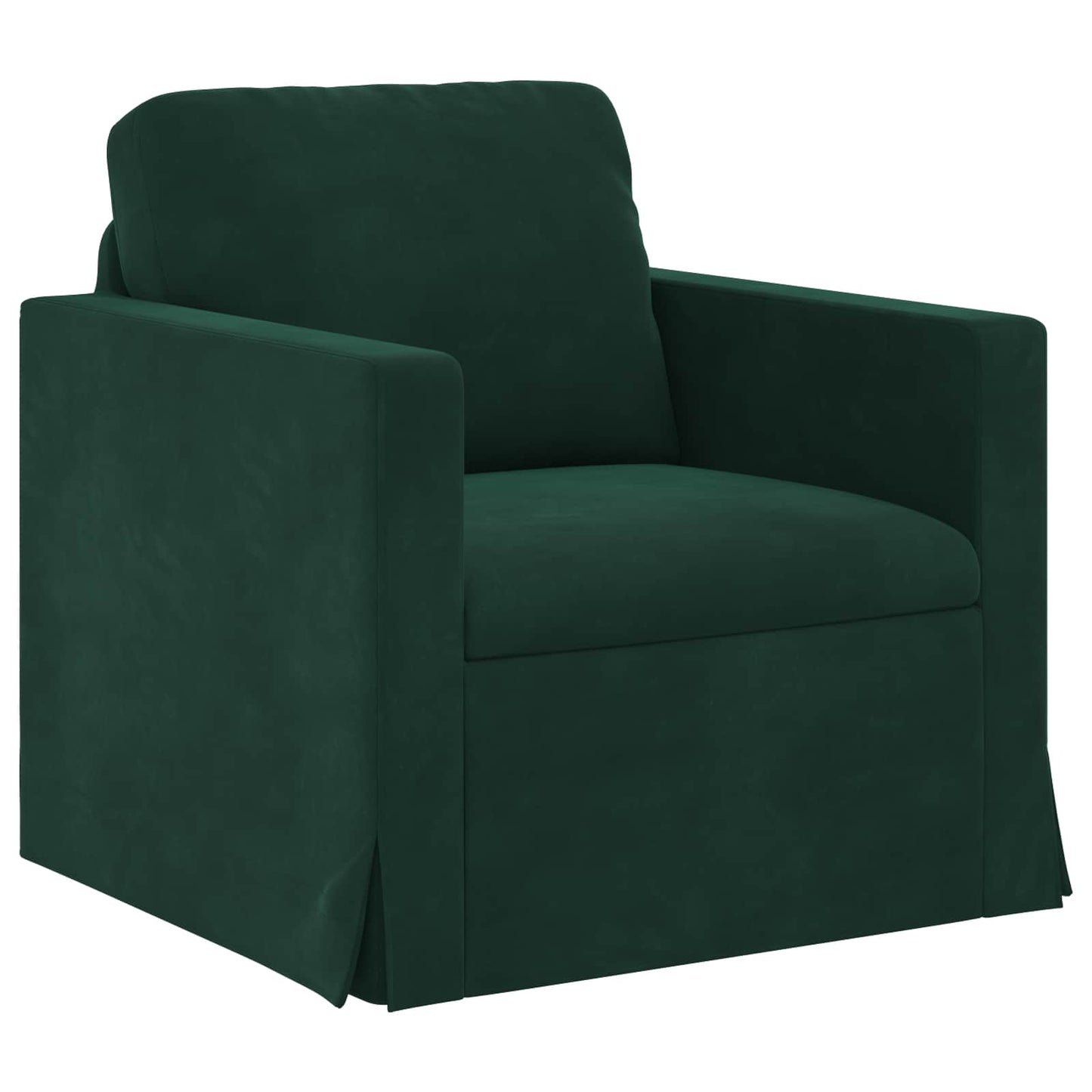 vidaXL Σετ Καναπέ 2 pcs Σκούρο Πράσινο 198 x 78 x 80 εκ Βελούδο