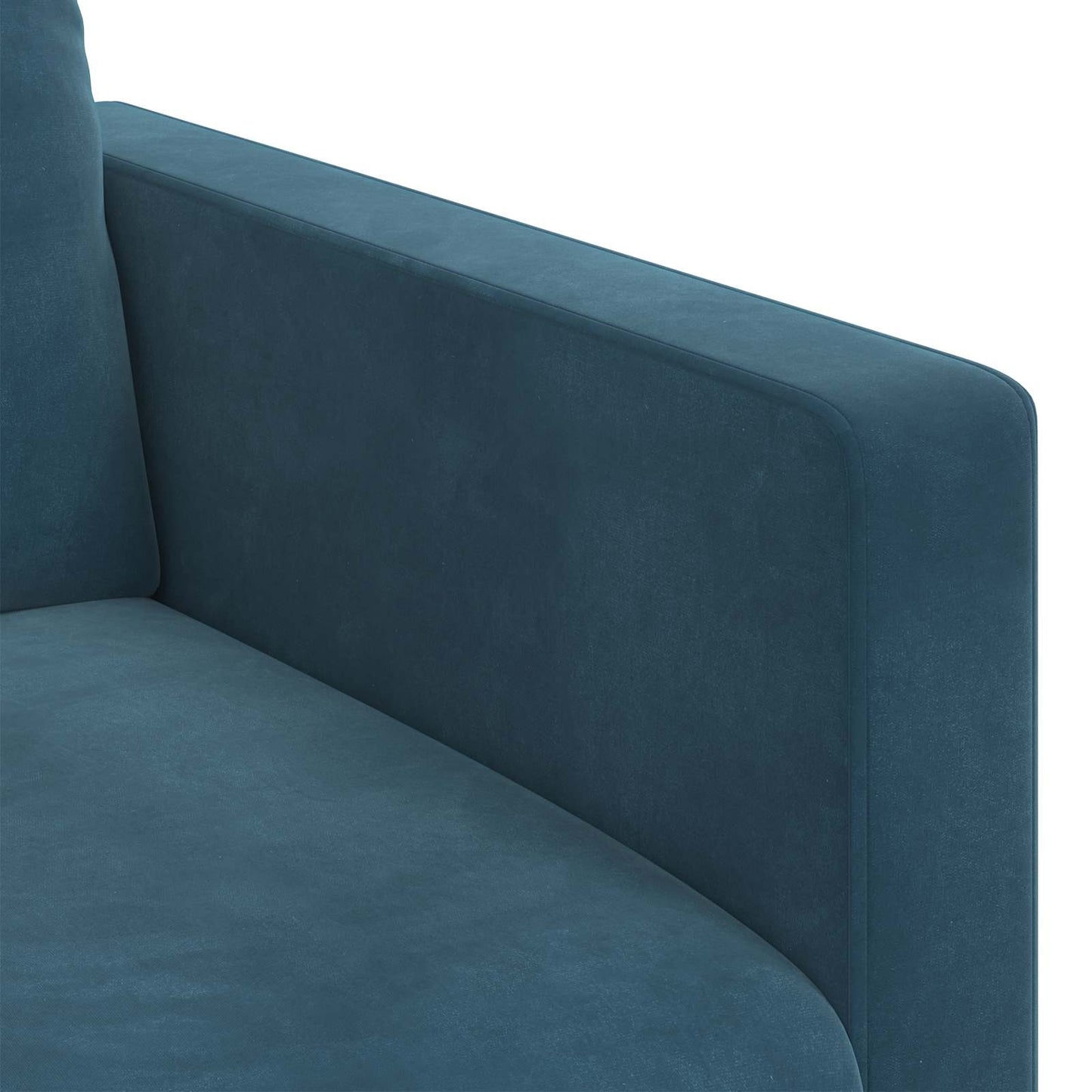 vidaXL Σετ Καναπέ 2 pcs Μπλε 198 x 78 x 80 εκ Βελούδο