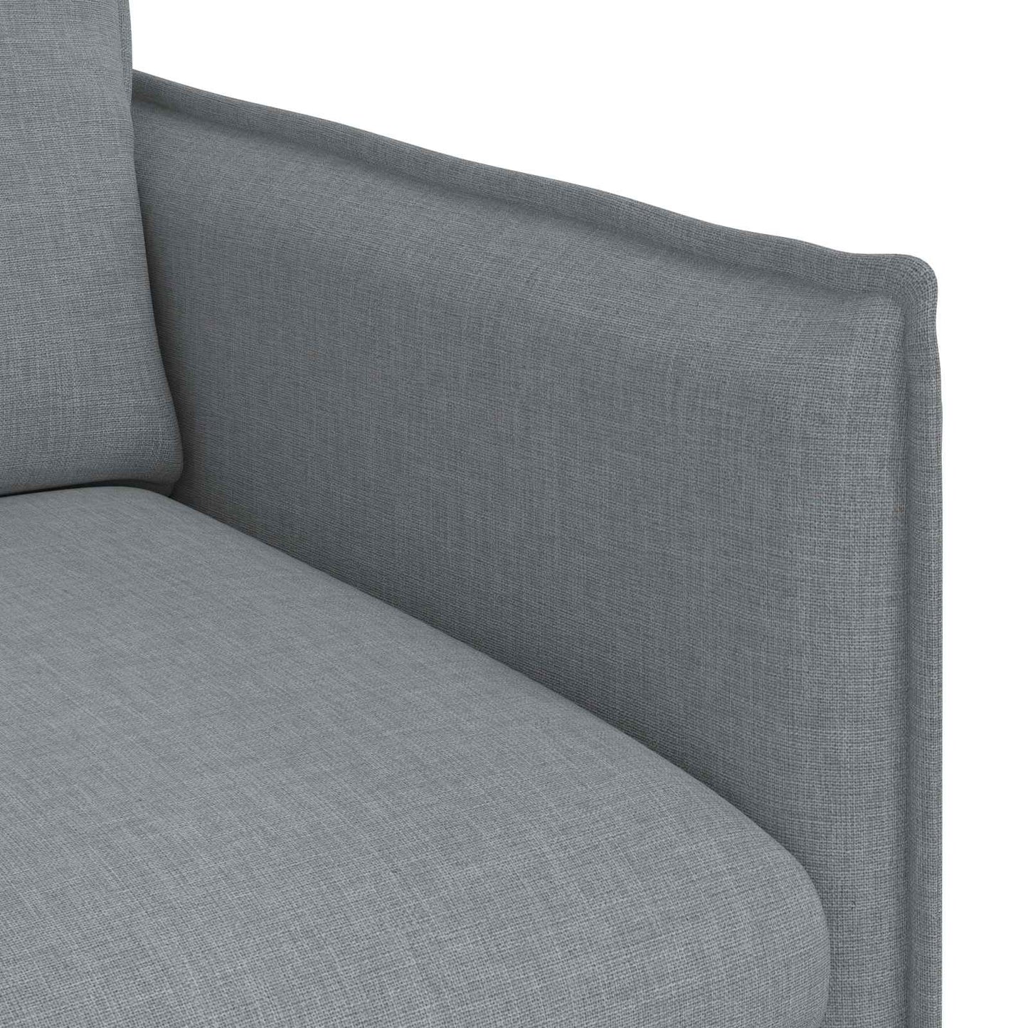 vidaXL Σετ Καναπέ 2 pcs Ανοιχτό γκρι 196 x 82 x 85 εκ Ύφασμα