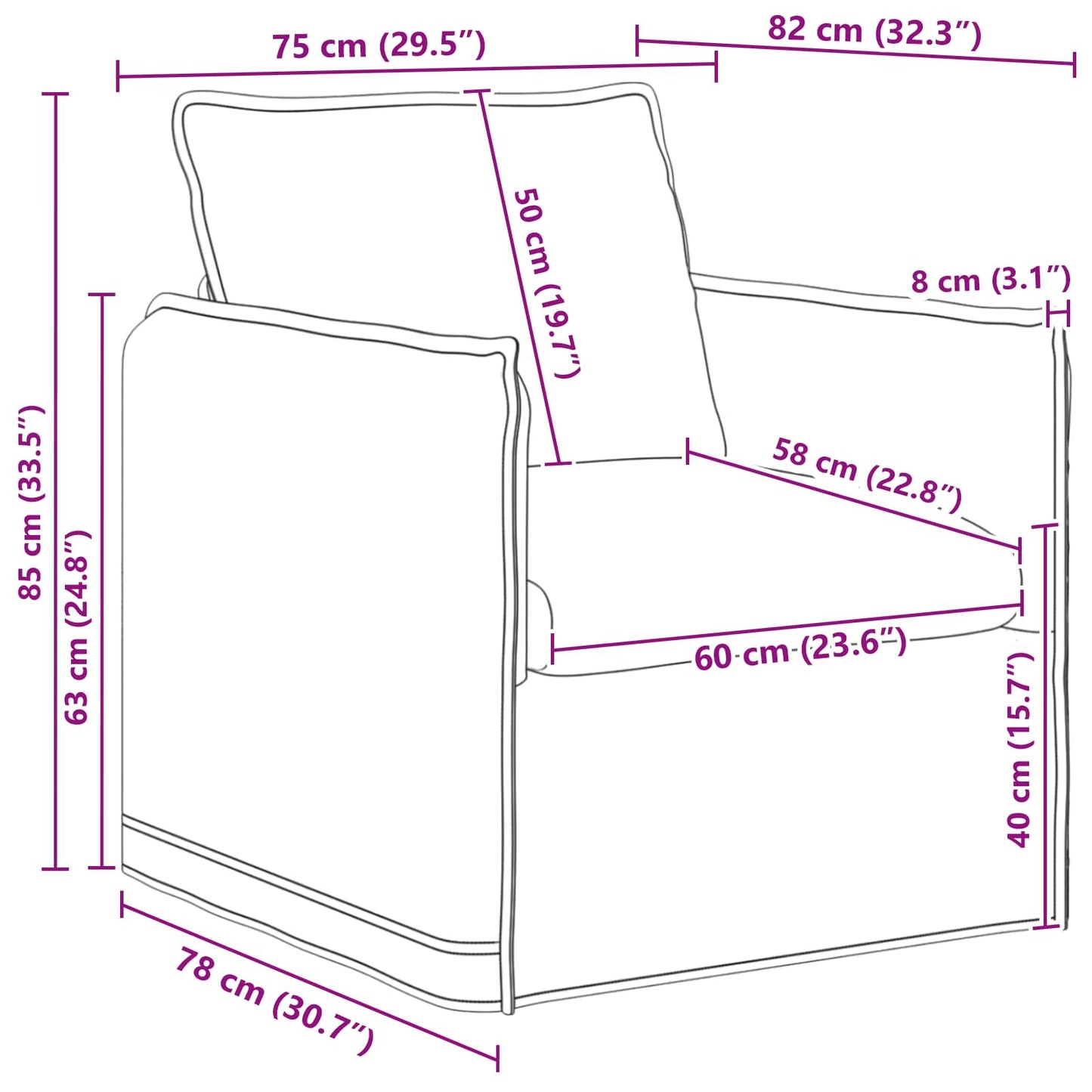 vidaXL Σετ Καναπέ 2 pcs Ανοιχτό γκρι 196 x 82 x 85 εκ Ύφασμα