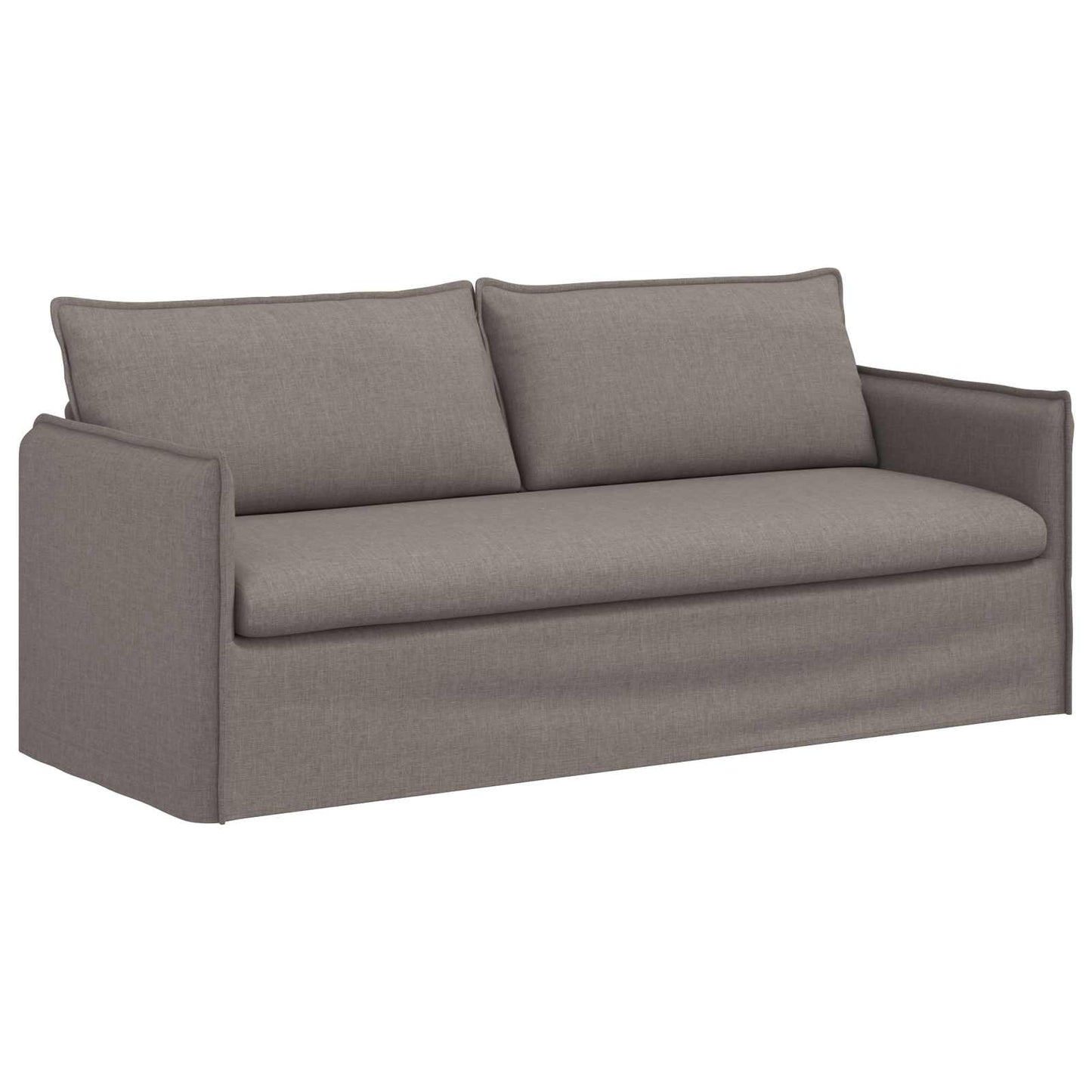 vidaXL Σετ Καναπέ 2 pcs Taupe 196 x 82 x 85 εκ Ύφασμα