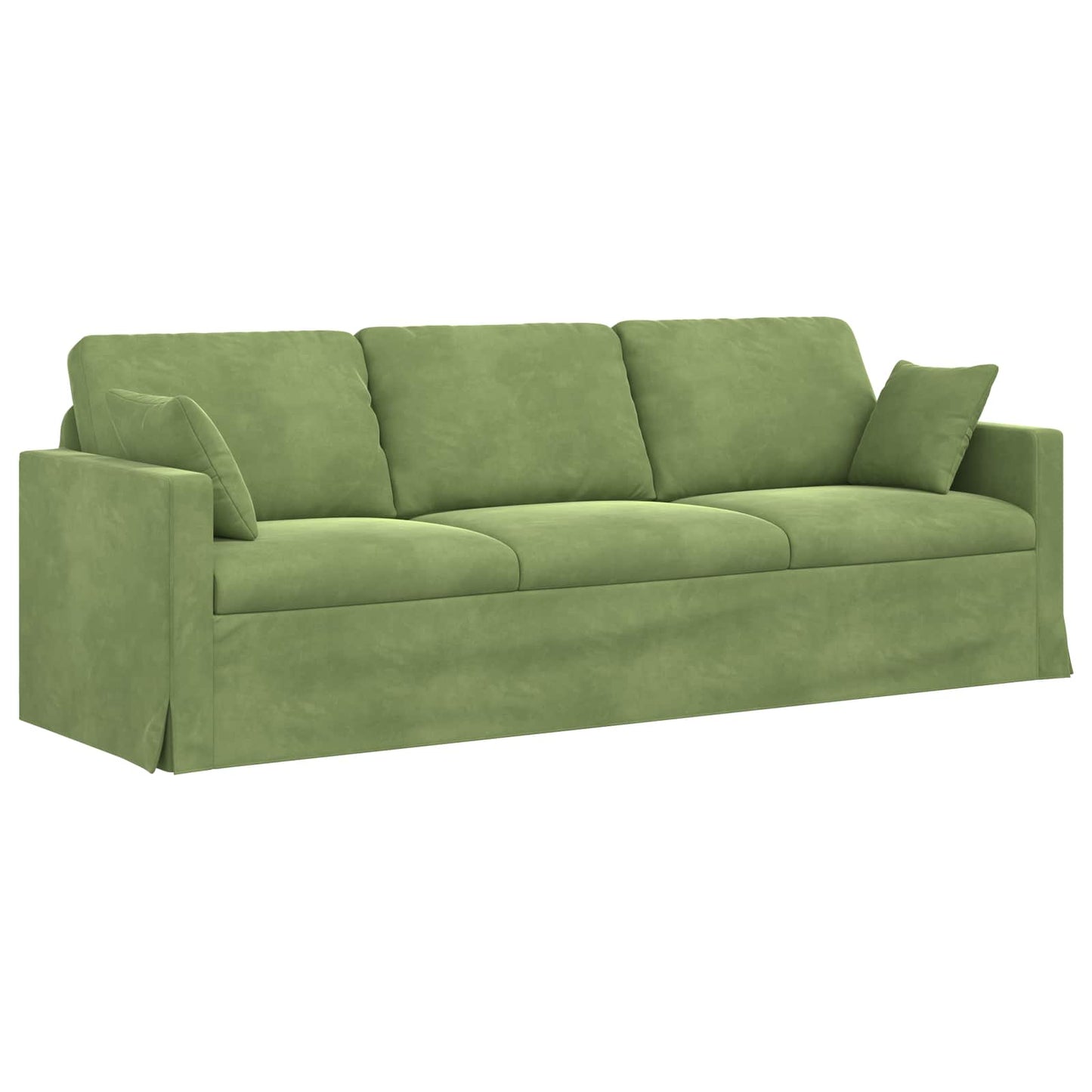 vidaXL Σετ Καναπέ 2 pcs Ανοιχτό Πράσινο 228 x 78 x 80 εκ Βελούδο