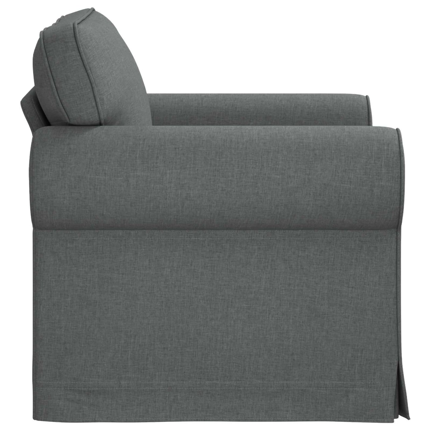 vidaXL Καναπές Σκούρο Γκρι 95 x 82 x 80 εκ ύφασμα