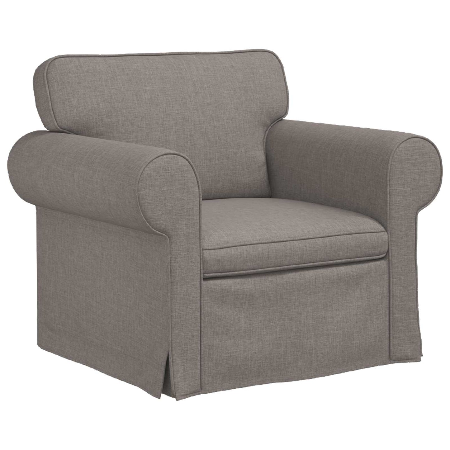 vidaXL Καναπές Taupe 95 x 82 x 80 εκ ύφασμα