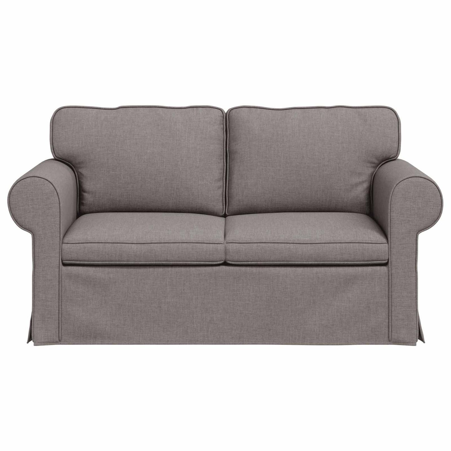 vidaXL Καναπές Taupe 155 x 82 x 80 εκ ύφασμα