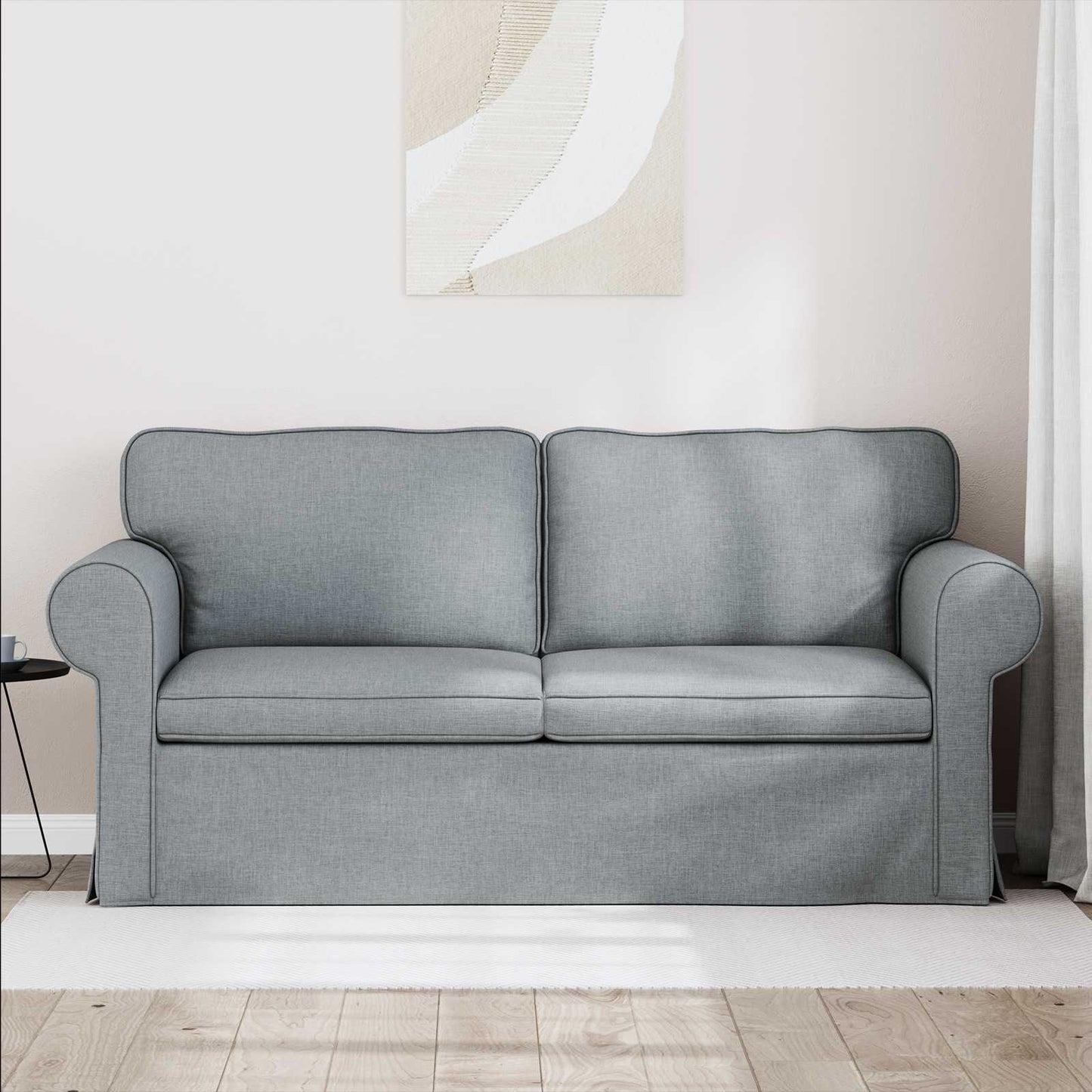 vidaXL Καναπές Ανοιχτό γκρι 175 x 82 x 80 εκ ύφασμα