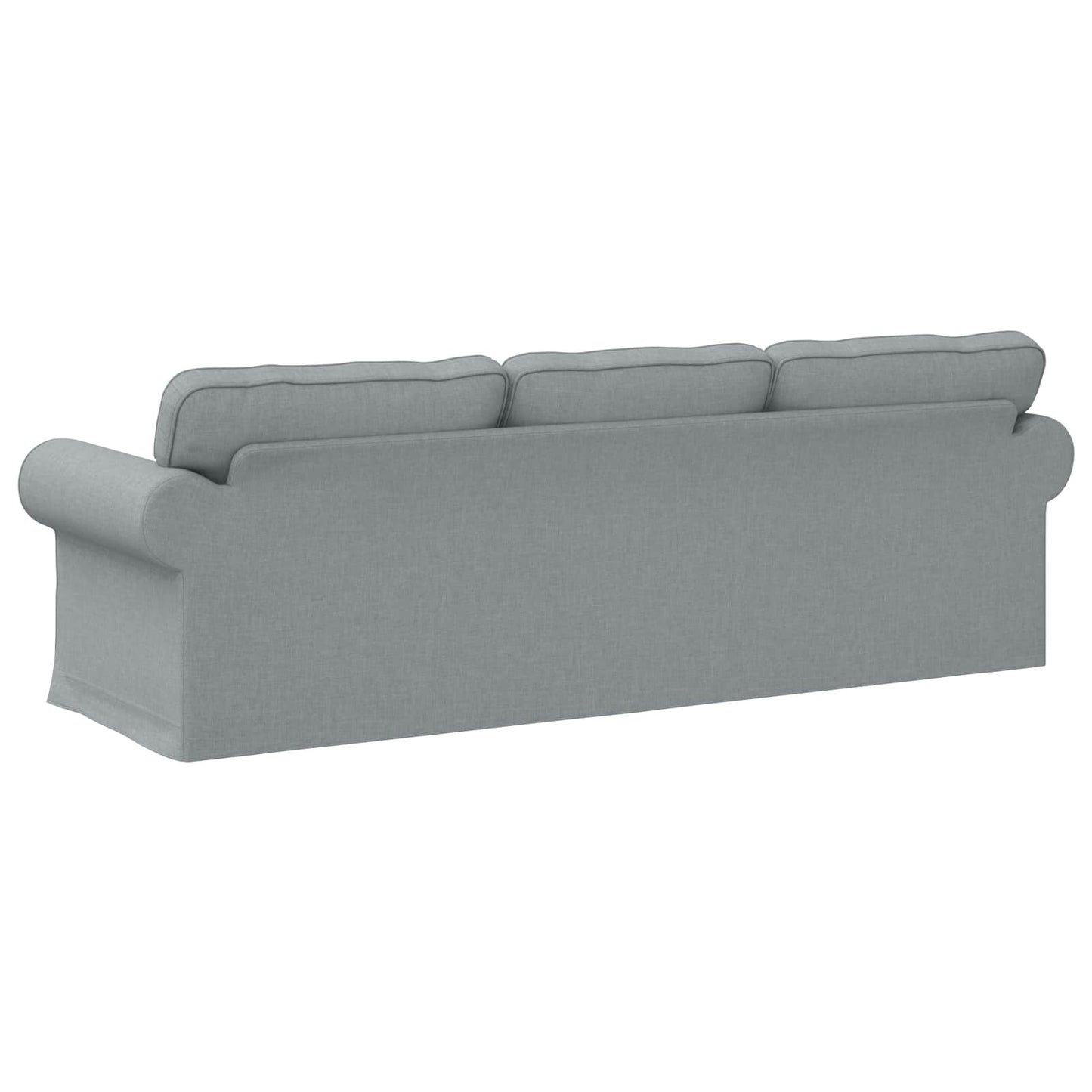 vidaXL Καναπές Ανοιχτό γκρι 245 x 82 x 80 εκ ύφασμα