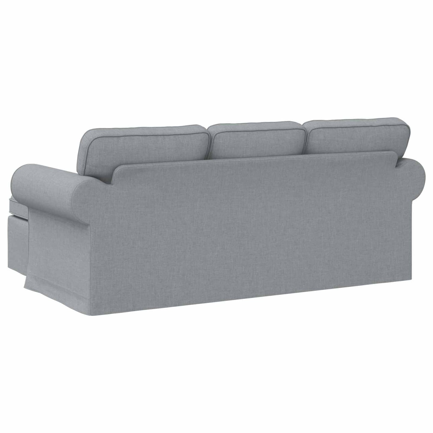 vidaXL Καναπές Ανοιχτό γκρι 195 x 138 x 80 εκ ύφασμα