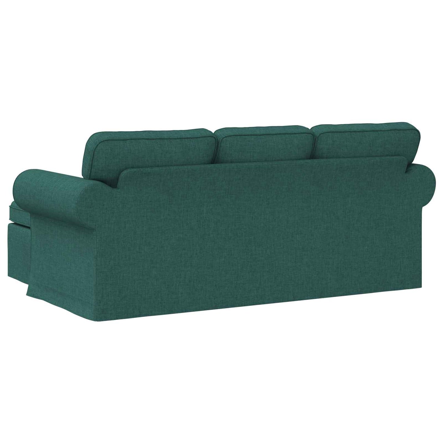 vidaXL Καναπές Σκούρο Πράσινο 195 x 138 x 80 εκ ύφασμα