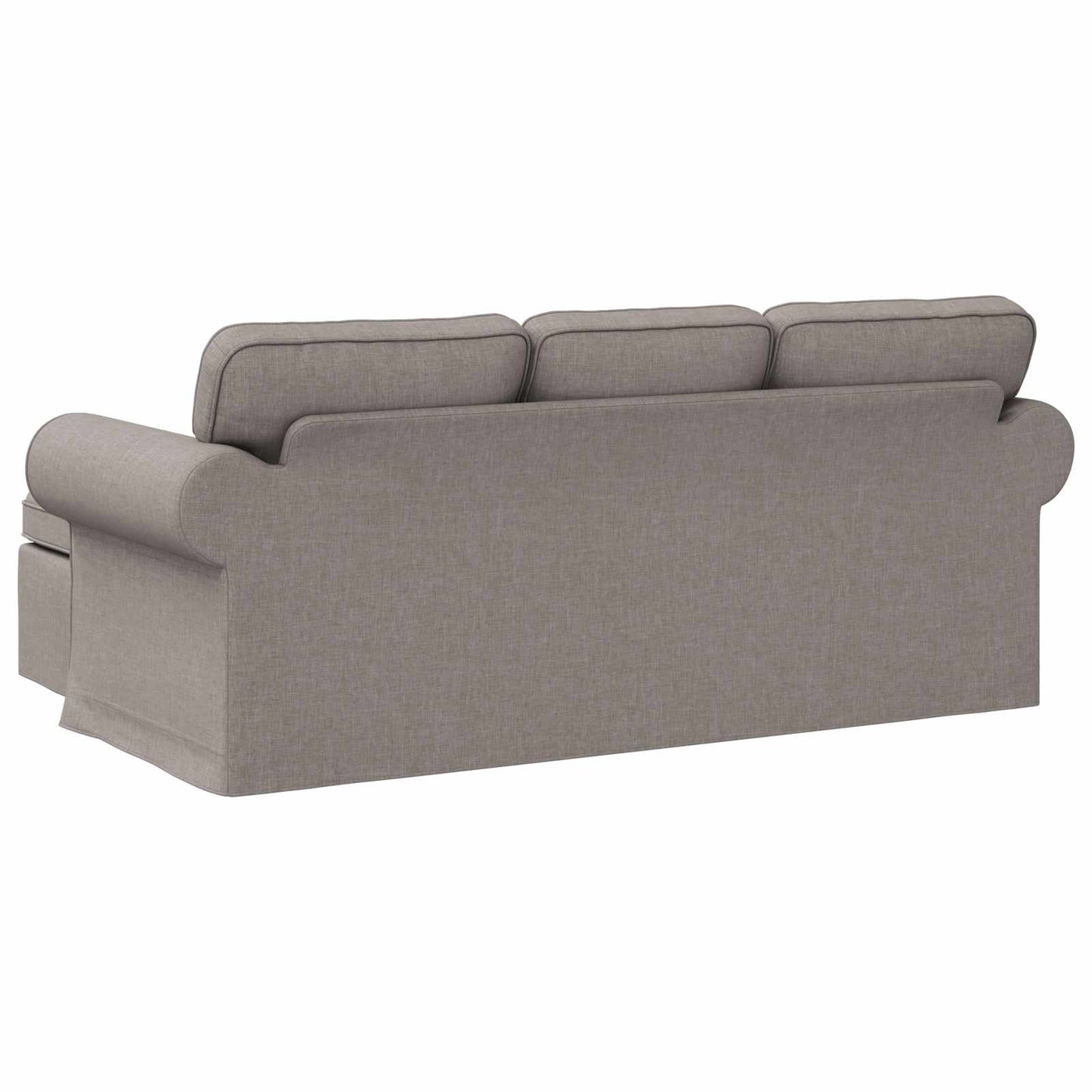 vidaXL Καναπές Taupe 195 x 138 x 80 εκ ύφασμα